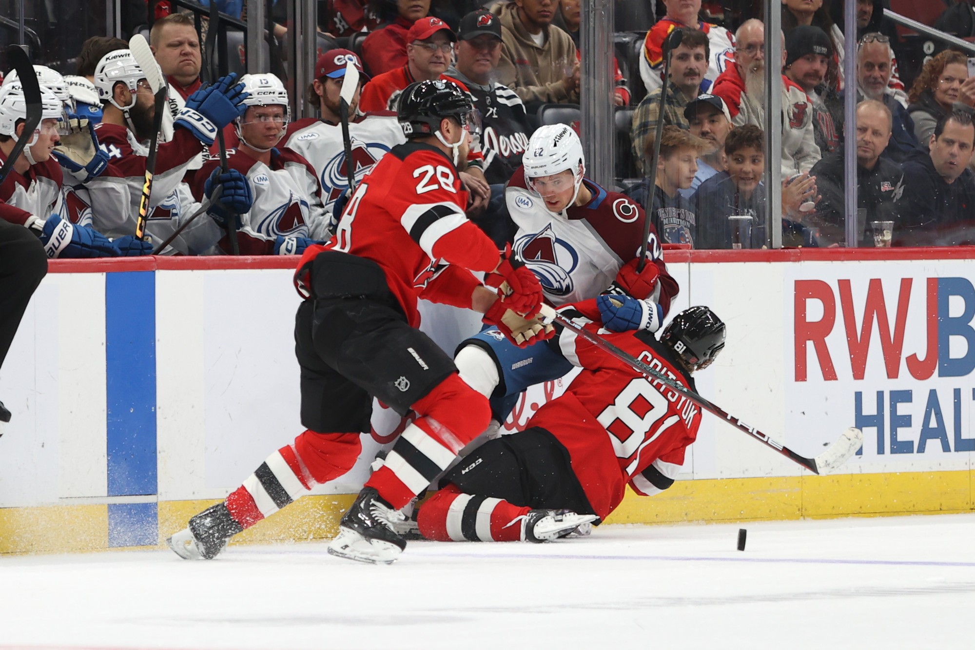 Zápas NHL: New Jersey Devils - Colorado Avalanche.