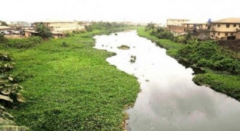 A typical Lagos canal