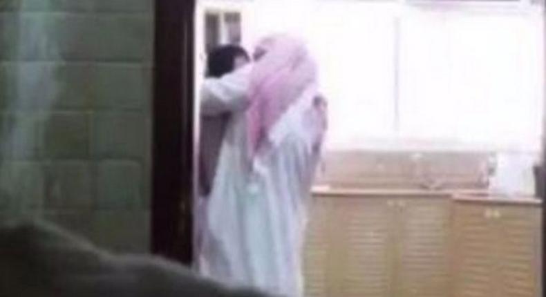 Man caught cheating with family maid on camera