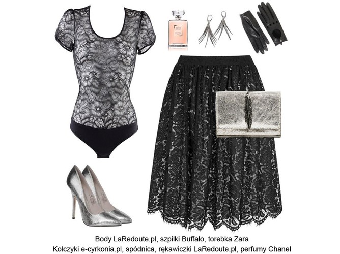 STYLIZACJE na andrzejki z koronkowym body