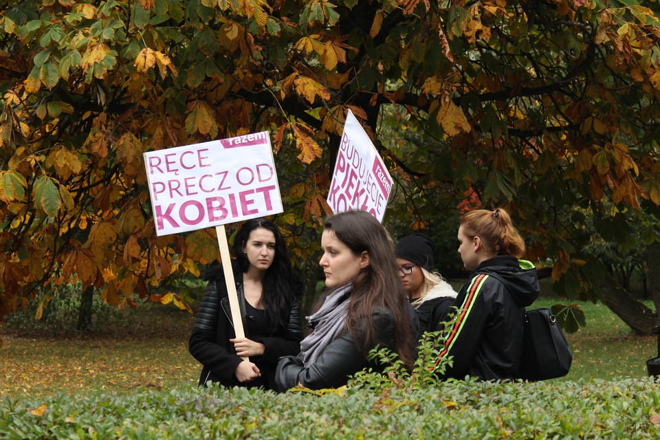 Strajk kobiet w Kielcach