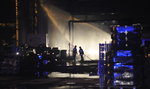 Potężny pożar w Słupsku. Płonie fabryka Famarol