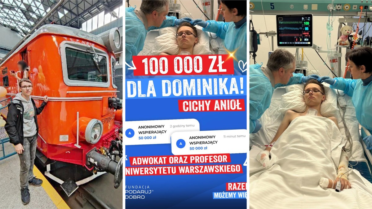 Dominik walczy o zdrowie po wypadku. Niezwykły gest tajemniczego adwokata z Warszawy