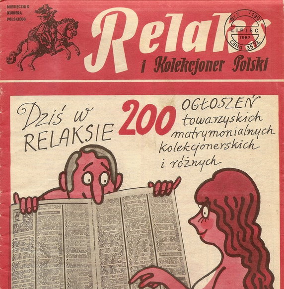 1983 r. – Czasopisma "Kurier Polski" i "Relaks" rozpoczęły publikację ogłoszeń towarzyskich gejów i lesbijek. 