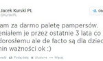 Kurski handluje na Twitterze pampersami...Ziobry?