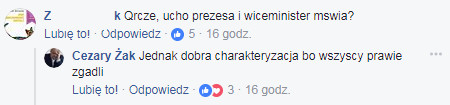 Cezary Żak na Facebooku