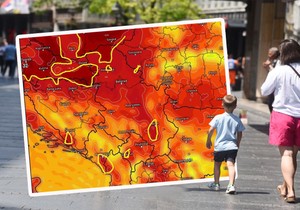 Vrućina mapa 
