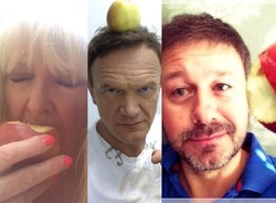 Gwiazdy jedzą jabłka na złość Putinowi. Kto przyłączył się do akcji?