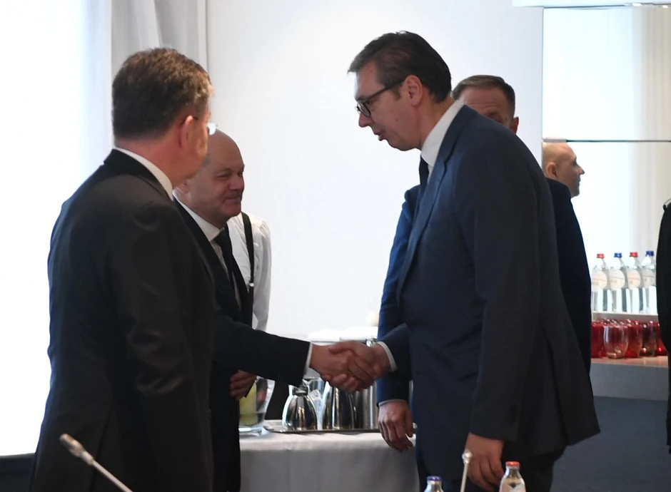 Olaf Šolc i Aleksandar Vučić