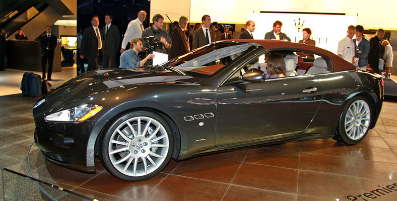 IAA Frankfurt 2009: Maserati GranCabrio czyli GranTurismo bez dachu