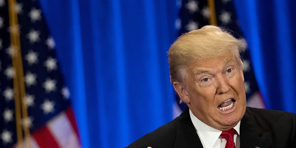 Republican Presidential candidate Donald Trump speaks during an event at Trump SoHo Hotel, June 22, 2016 in New York City.