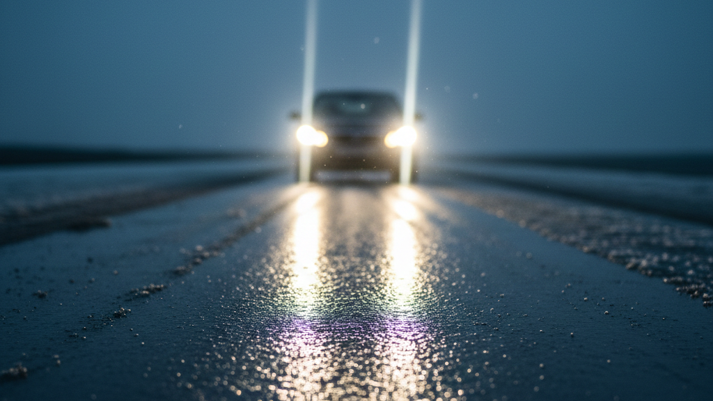 Čierny ľad na ceste: Ako reagovať v prvej sekunde po strate priľnavosti. 