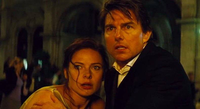 Tom Cruise in 'Mission: Impossible Rogue Nation'