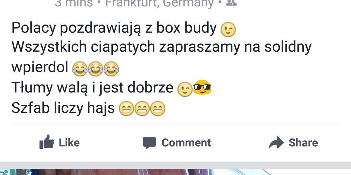 Łukasz Ziółkowski: rasistowski wpis zawodnika MMA z Fight Club Elbląg