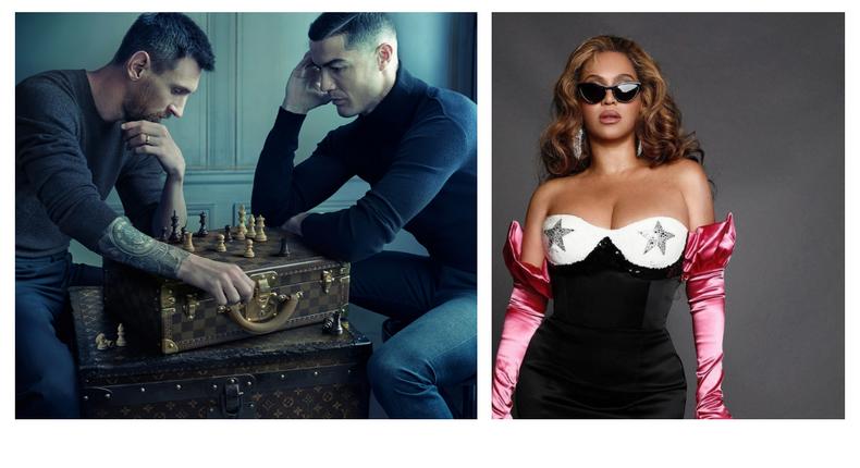 These fashion brands are one of the richest in the world, Ronaldo and Messi did an ad for Louis Vuitton and Beyonce is wearing Gucci [Instagram]