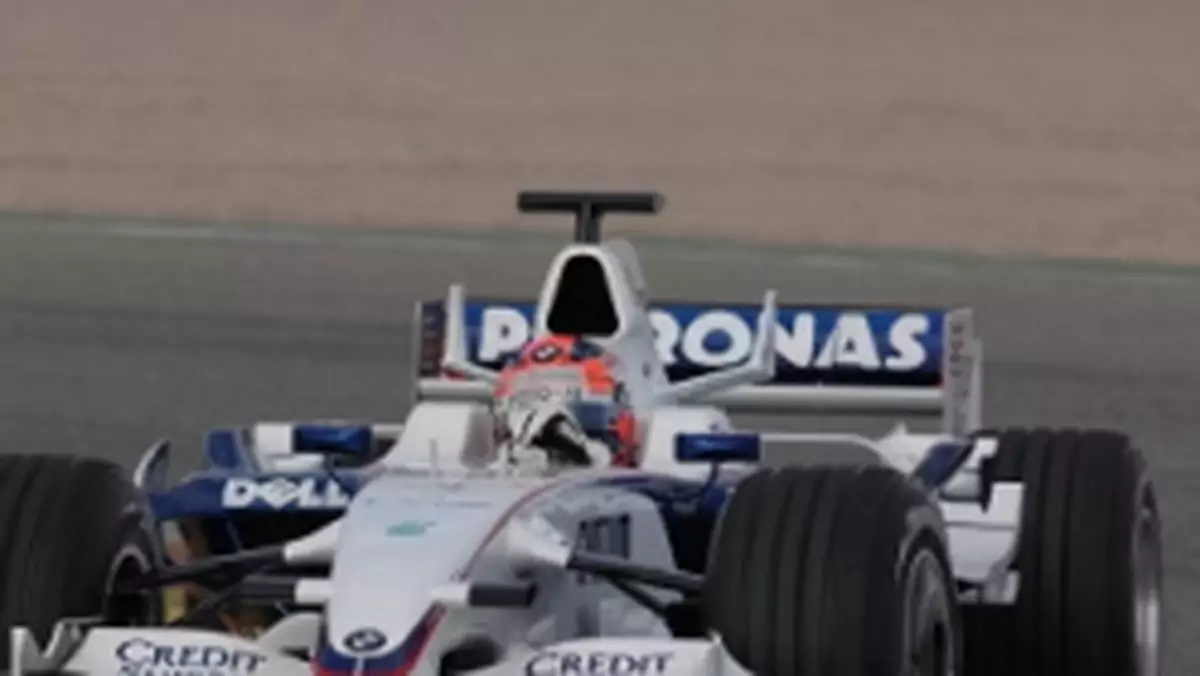Formuła 1: Robert Kubica jeździł w Walencji w F1.08 (fotogaleria z testów)
