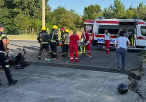 Saobraćajna nezgoda na starom putu za Kać