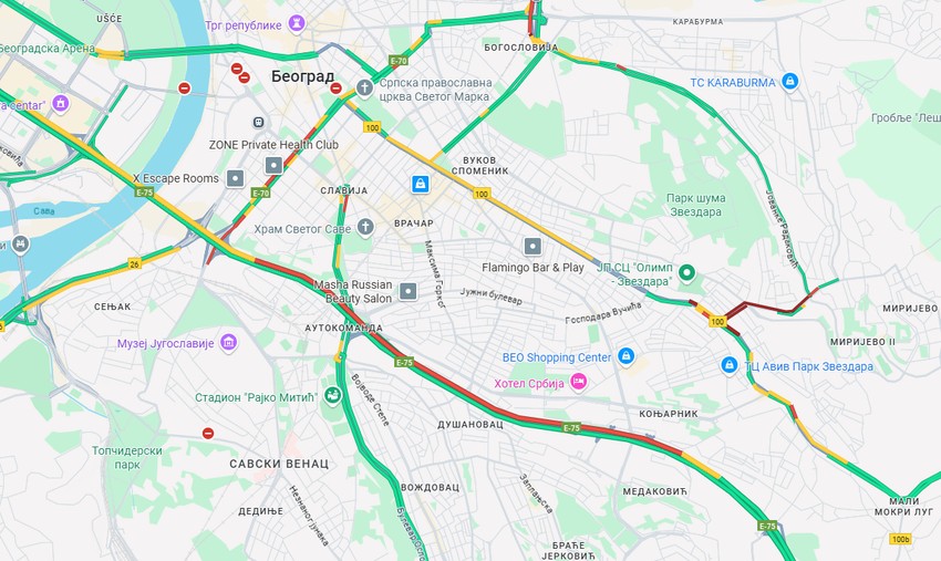 Uži centar Beograda