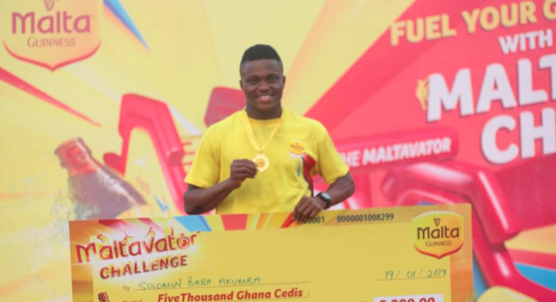 Solomon Baba Akumba, Winner of Maltavator Challenge 2.
