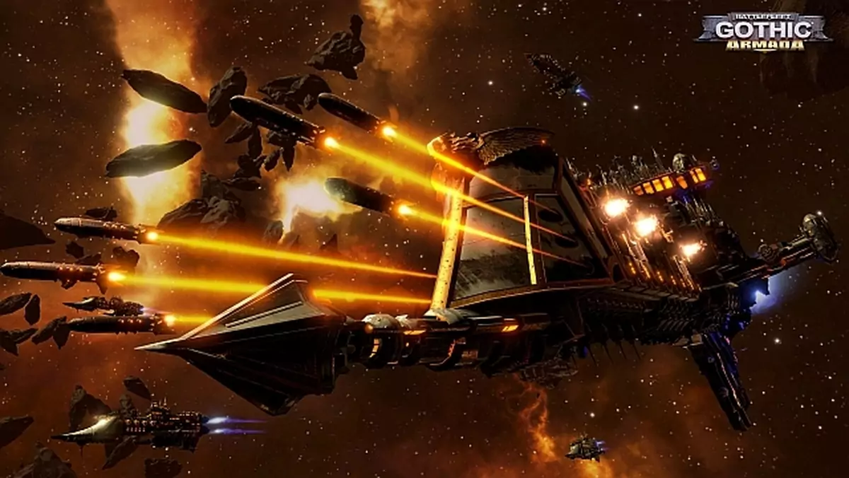 Twórcy Battlefleet Gothic: Armada pokazują w akcji flotę Imperium