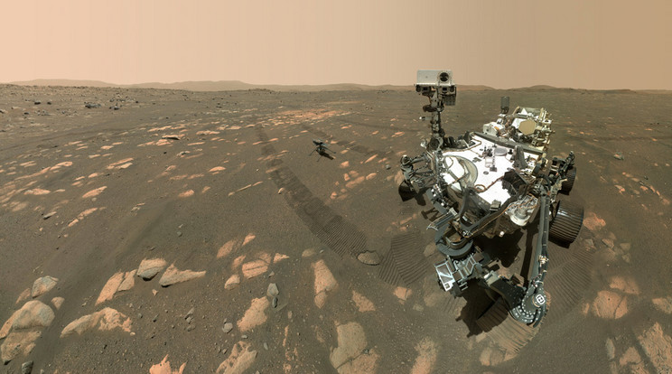 Furcsa dolgot sikerült megörökítenia a NASA Curiosity nevű marsjárójának / Fotó: Northfoto