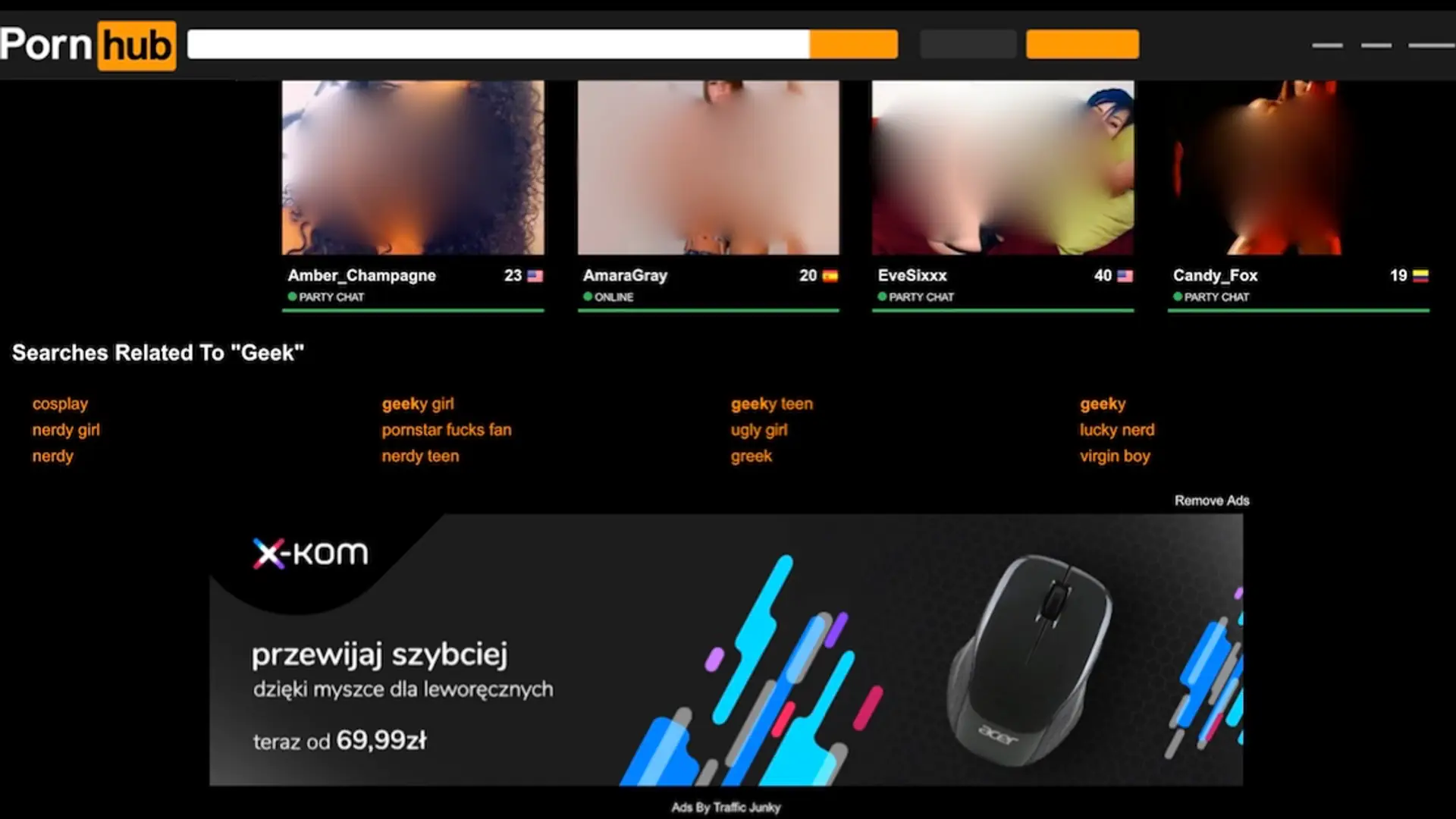 Polska firma reklamuje się na PornHub, pomagając leworęcznym