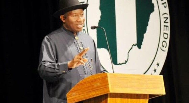 President Goodluck Jonathan attends debate with other candidates