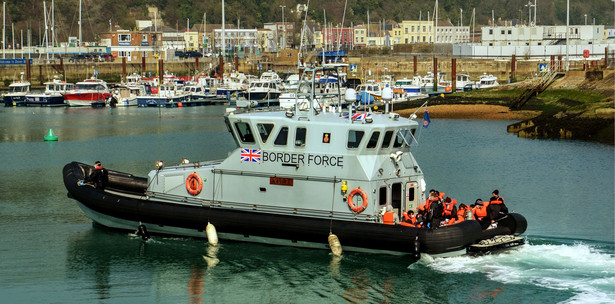 Kanał la Manche: Straż przybrzeżna Wielkiej Brytanii