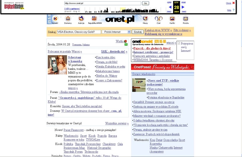 9. Życie w przekonaniu, że jeśli coś usuniemy, to nikt już tego nie zobaczy. Internet pamięta wszystko. Nawet jeśli usuniesz jakąś wypowiedź lub zdjęcie, najprawdopodobniej zostało ono już skopiowane przez roboty indeksujące treści i zachowane dla potomności. Strony takie jak archive.org, czy nawet wyszukiwarka Google, pozwalają na przeglądanie treści z witryn, które nie istnieją już od lat.