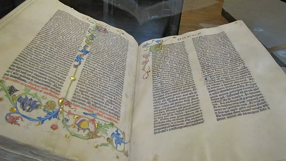 Biblia Gutenberga Fot. Wikimedia Commons