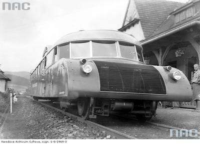 'Torpeda podhalańska' w czasie jazdy próbnej - sierpień 1933 rok