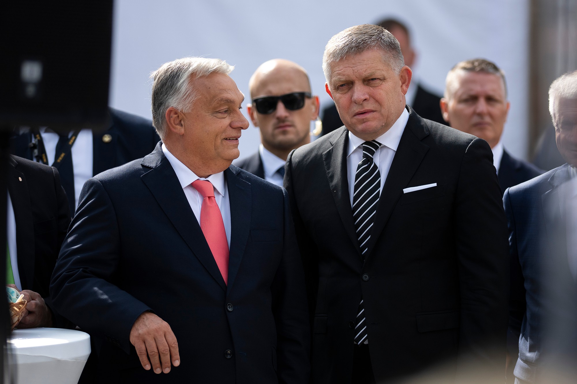 Viktor Orbán a predseda vlády SR Robert Fico.