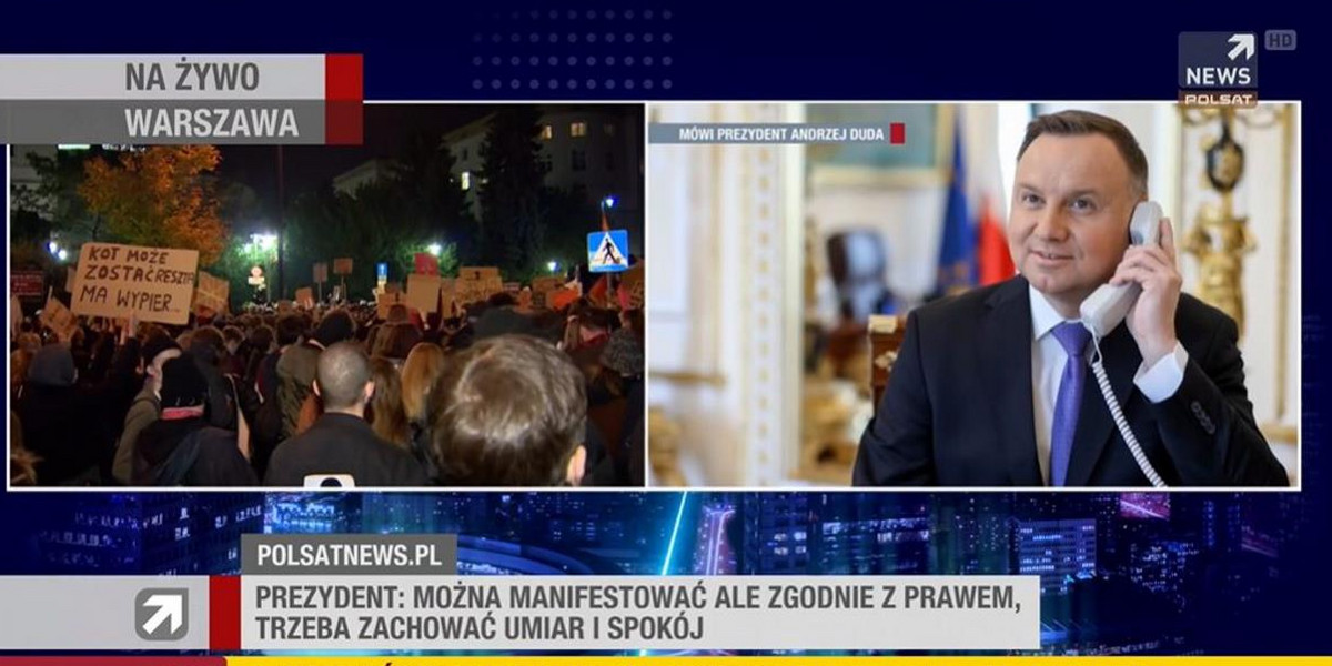 Para prezydencka zabiera głos w sprawie wyroku TK i protestów