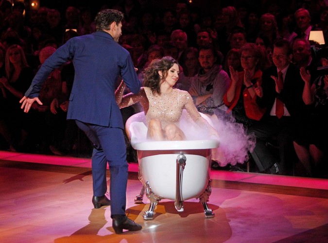 Monika Pyrek ze swym partnerem tanecznym Robertem Rowińskim