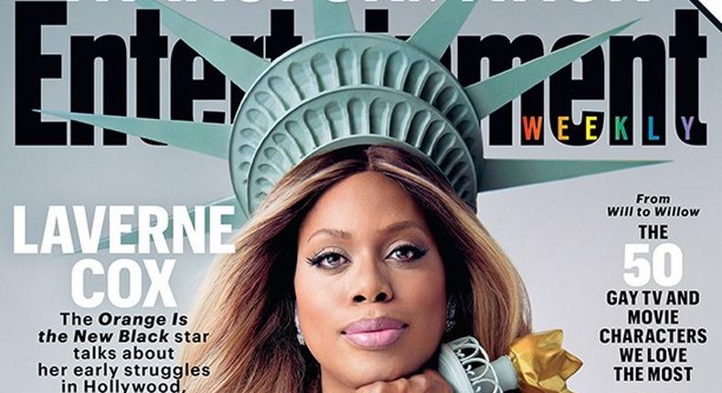 Laverne Cox covers Entertainment Weekly June 2015