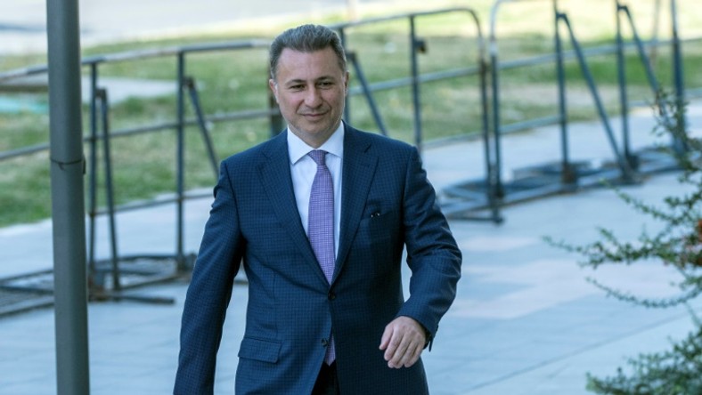 Former Macedonian Prime Minister Nikola Gruevski (pictured October 2018), a former strongman close to Hungary's Prime Minister Viktor Orban, fled to Budapest in November 2018 to escape a two-year prison sentence for abuse of power