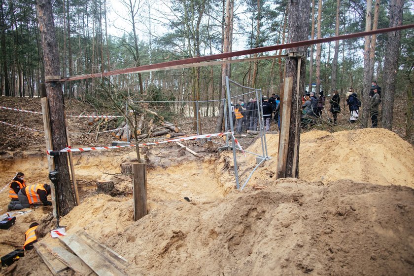 Masowy grób na przedmieściach Warszawy!