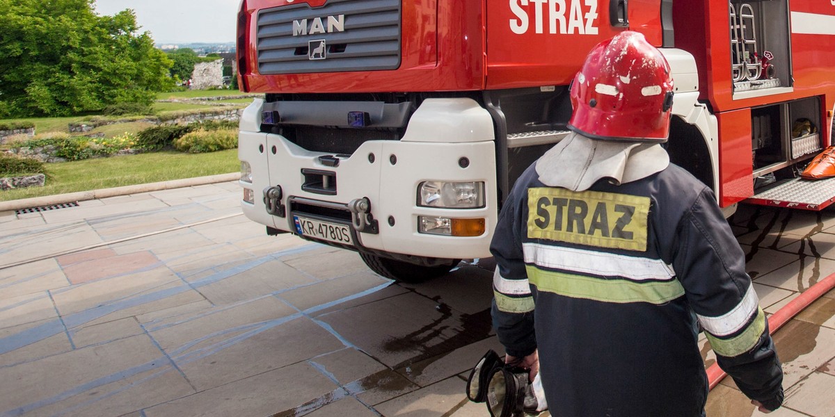 Strażacy-ochotnicy nie otrzymali zgody na wyjazd. 