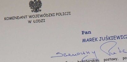 Policja dziękuje dziennikarzowi Faktu