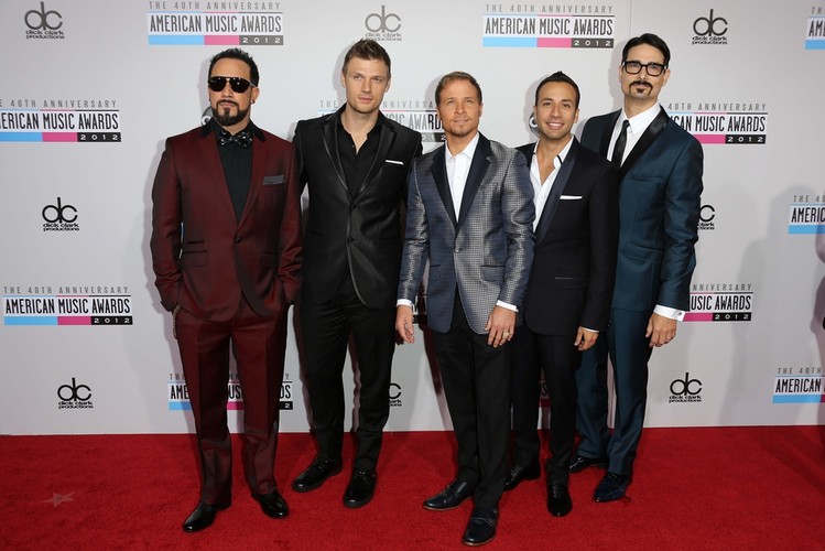 Backstreet Boys na gali 40th American Music Awards w Los Anles w 2012 roku