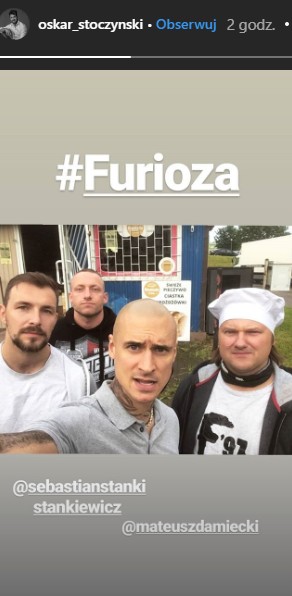 Oskar Stoczyński na Instagramie