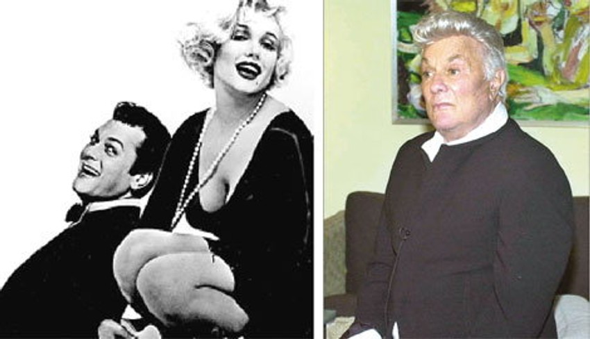 Vreme slave: Toni Kertis (sa Merlin Monro, levo) i u zrelom dobu