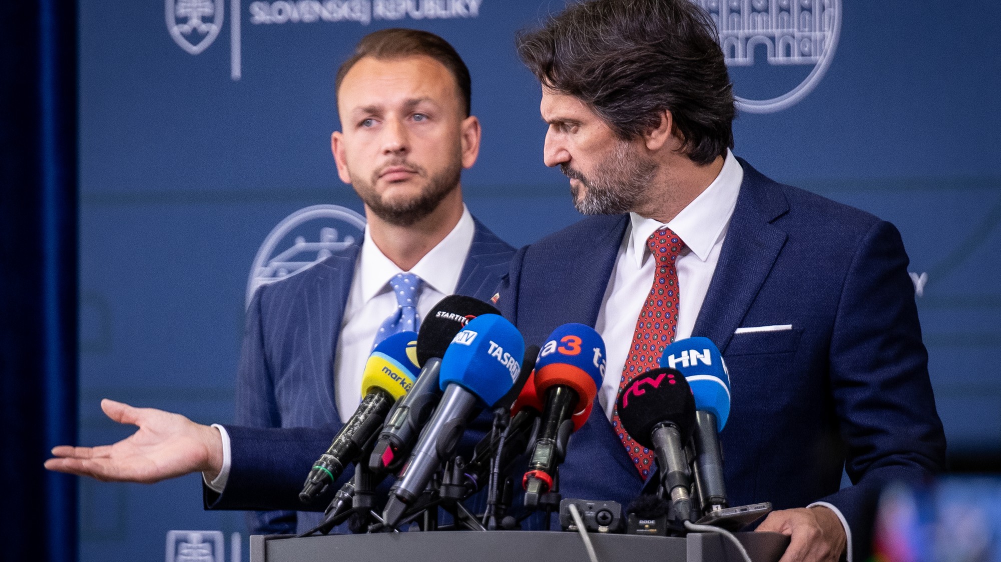 Matúš Šutaj Eštok a Robert Kaliňák