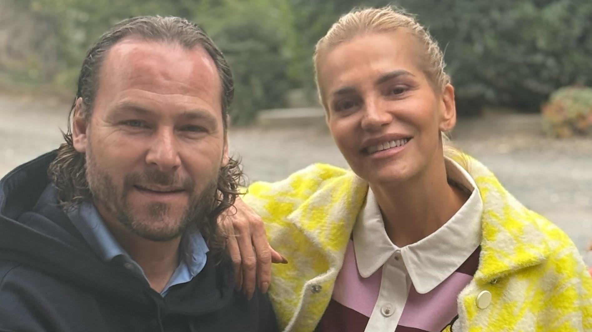Pavel Nedvěd a Dara Rolins. 