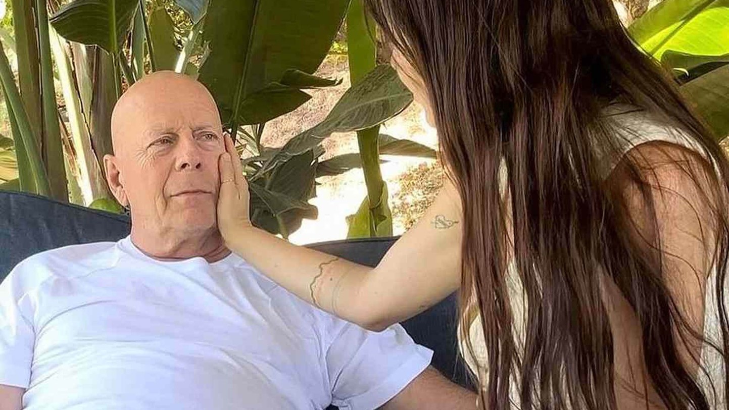 Bruce Willis oslávil deň otcov so svojou manželkou, 17. 6. 2024