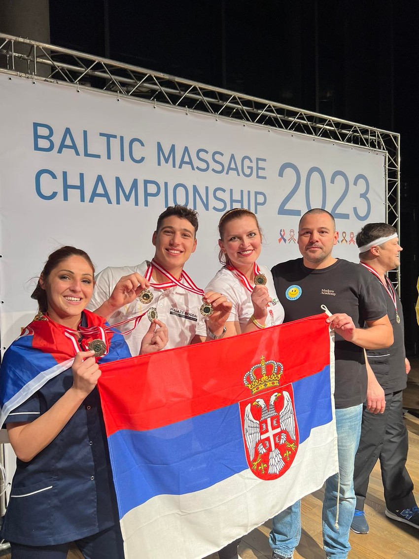 Bogdan Budimir, osvajač zlatne medalje u masiranju