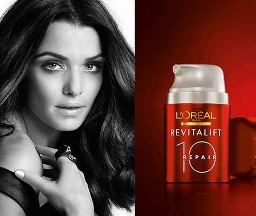 Rachel Weisz reklama L'Oreal zakazana