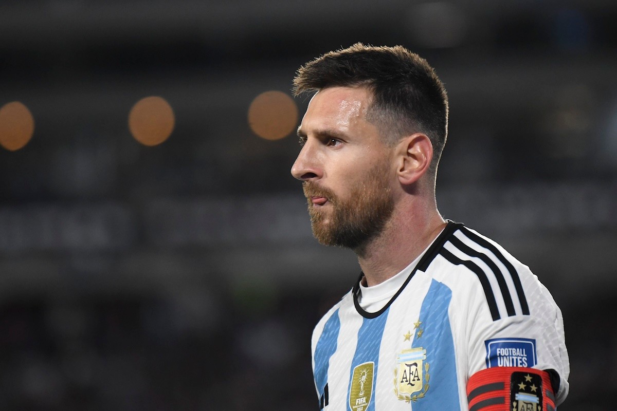 Argentínsky futbalista Lionel Messi z Interu Miami.