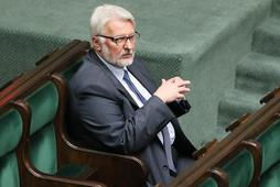 Na zdjęciu: minister spraw zagranicznych Witold Waszczykowski na sali obrad Sejmu. Fot. Paweł Supernak/PAP