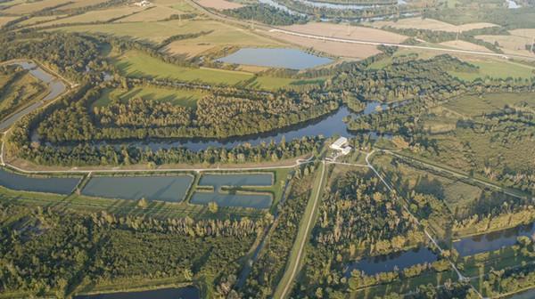 Tereny wodonośne - pierwszy etap oczyszczania wody